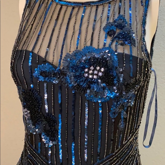 Parker Navy sequence dress - Picture 6 of 6